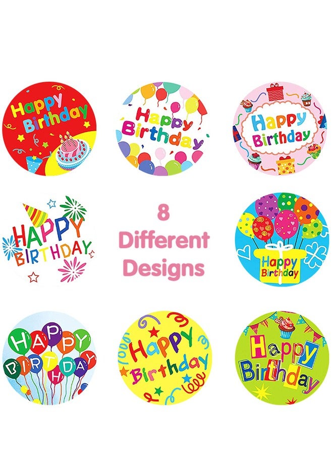500 Pieces Cartoon Birthday Blessing Stickers Handmade Decoration Seal Stickers - Image 2
