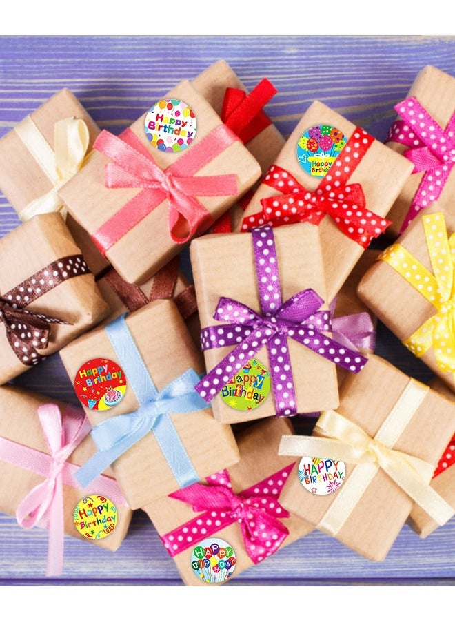 500 Pieces Cartoon Birthday Blessing Stickers Handmade Decoration Seal Stickers - Image 3