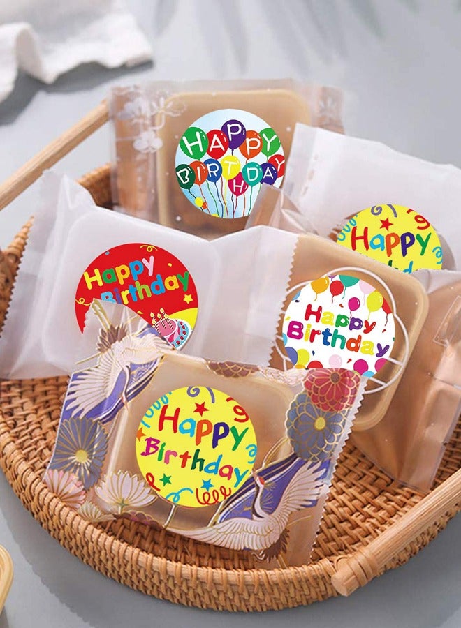 500 Pieces Cartoon Birthday Blessing Stickers Handmade Decoration Seal Stickers - Image 5