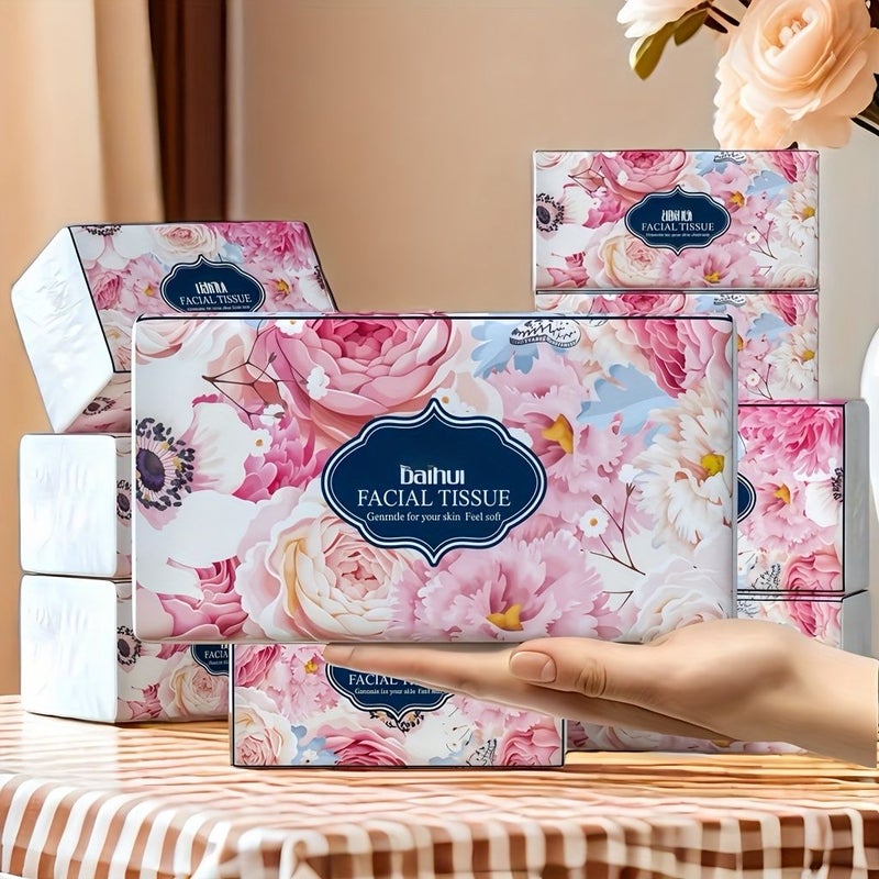 1 Pack Premium 5 Ply Tissues 280 Sheets Per Pack Dye Free Ultra Absorbent Soft Facial Tissues For Home Office And Outdoor Use Ideal For Cleaning Parties And Everyday Comfort Modern Packaging - Image 1