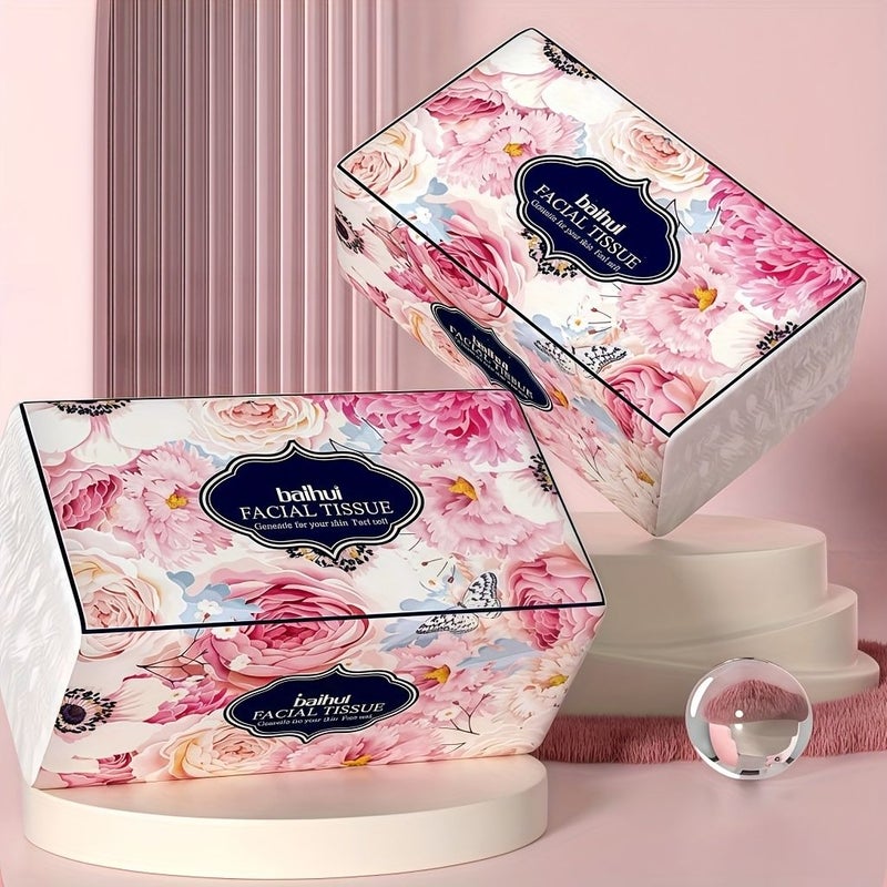 1 Pack Premium 5 Ply Tissues 280 Sheets Per Pack Dye Free Ultra Absorbent Soft Facial Tissues For Home Office And Outdoor Use Ideal For Cleaning Parties And Everyday Comfort Modern Packaging - Image 4