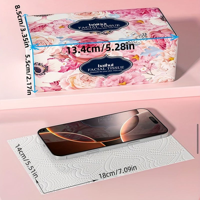1 Pack Premium 5 Ply Tissues 280 Sheets Per Pack Dye Free Ultra Absorbent Soft Facial Tissues For Home Office And Outdoor Use Ideal For Cleaning Parties And Everyday Comfort Modern Packaging - Image 3