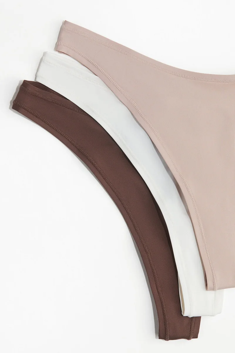 H&M 5-pack microfibre tanga thong briefs