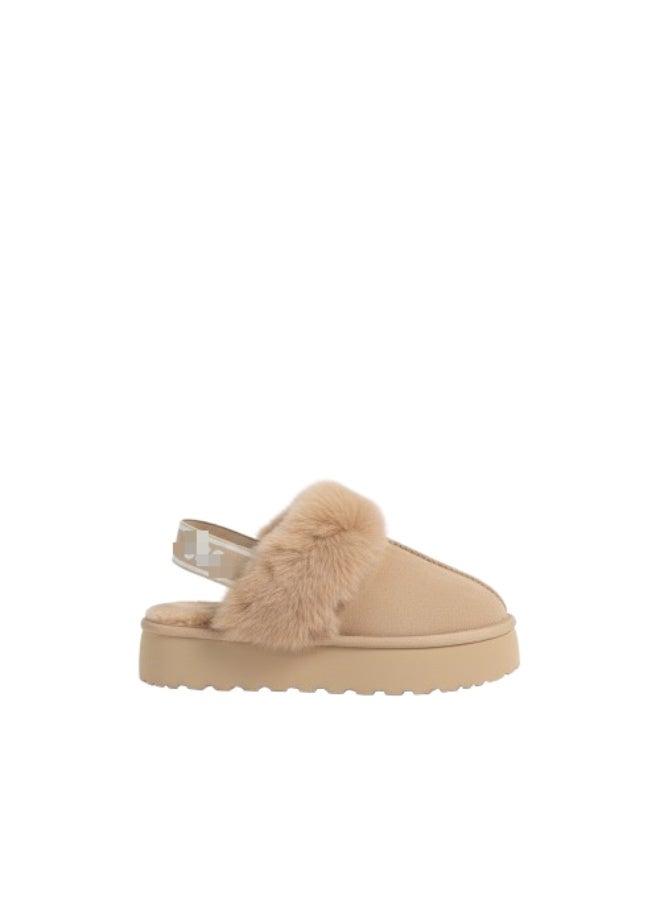 Shoes Suede Elegant Fur AG-1 - Beige - Image 2