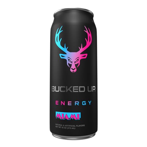 Bucked Up Energy Drink 300mg (Miami) (12 CT) - Image 2
