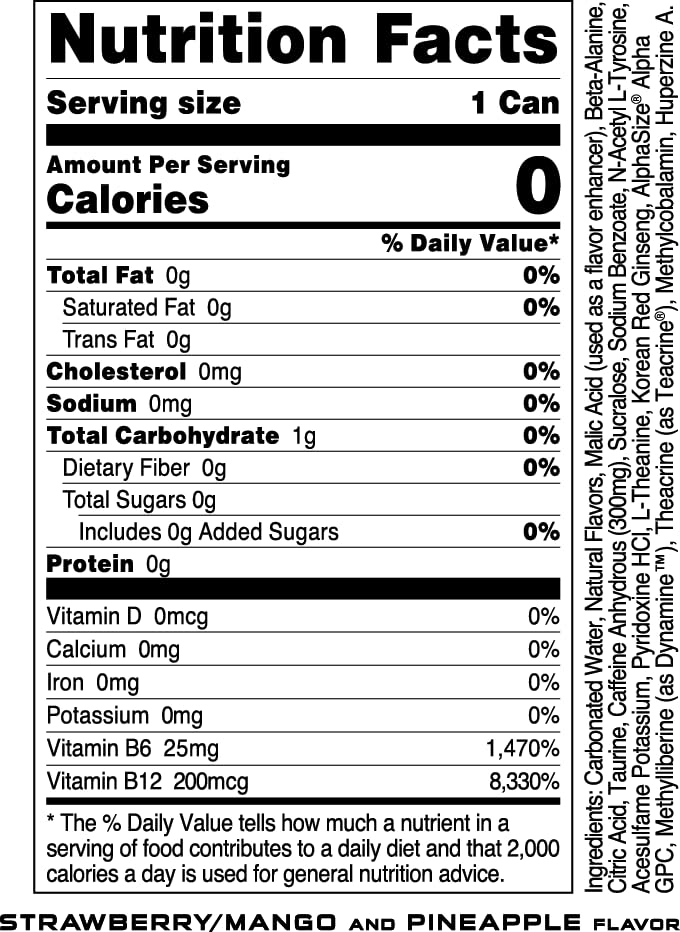 Bucked Up Energy Drink 300mg (Miami) (12 CT) - Image 3