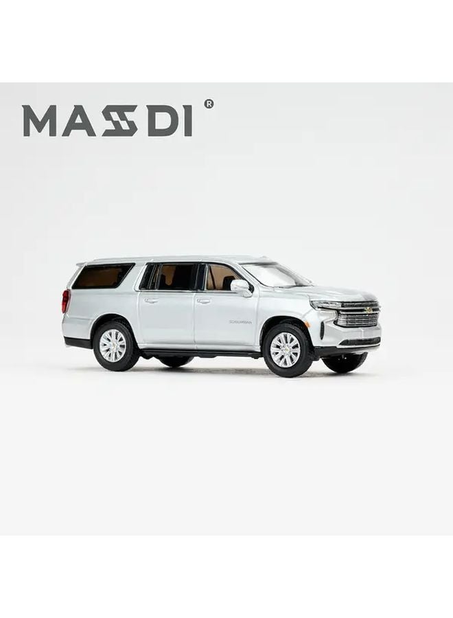 Massdi 1 64 Scale SELA Samhain Silvery Car With Privacy Roof And Exhaust System - Image 5