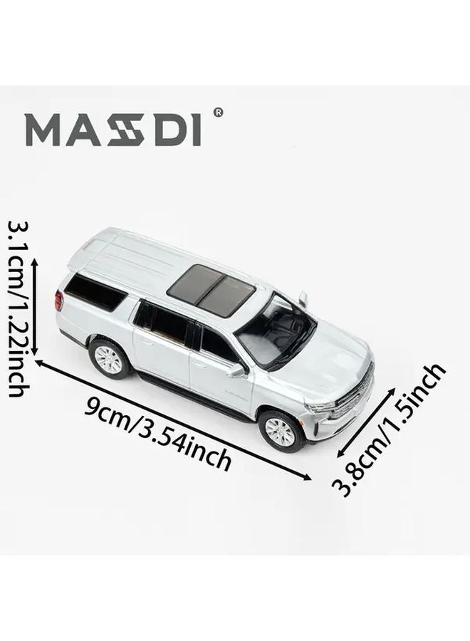 Massdi 1 64 Scale SELA Samhain Silvery Car With Privacy Roof And Exhaust System - Image 3