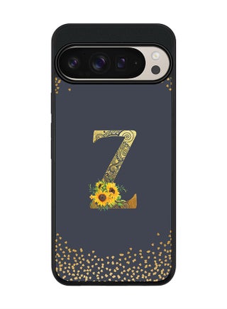 For Google Pixel 9 Pro XL Case,Slim fit Camera Protection, Shockproof Thin Phone cover - Custom Floral Monogram - Z (Grey ) - pzsku/Z167CC97E27CB58B0BB12Z/45/_/1732111169/fdedb406-b89a-424f-9ec1-68b66403f644