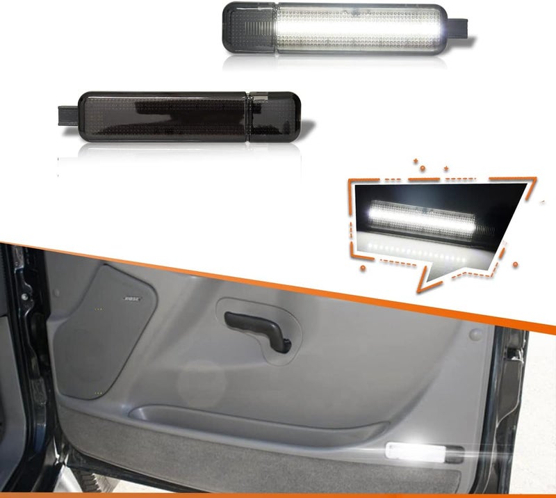 ADIIL Smoked Interior Side Door Panel Courtesy Light Lamp for Chevy GMC C/K Series - Image 1