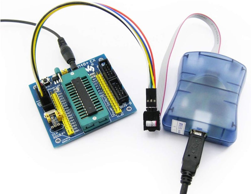 Waveshare AVR Programmer USB AVRISP XPII Compatible with ATMEL at AVR ISP mk2 mkII in-System Programmer Supports AVR Studio 4/5/6/7 Or Higher Version - Image 2
