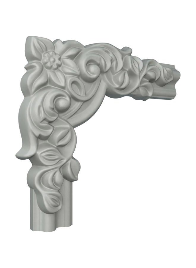 Ekena Millwork PML08X08SE Seville Corner (matches moulding PML01X00SE) Panel Moulding, 8"W x 8"H x 1 1/8"P, Primed - Image 2