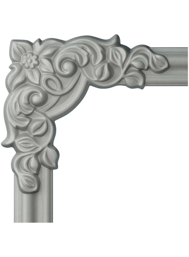 Ekena Millwork PML08X08SE Seville Corner (matches moulding PML01X00SE) Panel Moulding, 8"W x 8"H x 1 1/8"P, Primed - Image 1