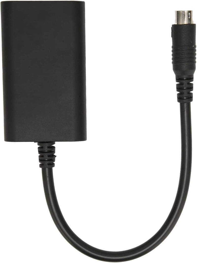 klarako HD Multimedia Interface Converter, Clear Texture Black Plug and Play Game Console Upscaler Upgrade for Sega - Image 4