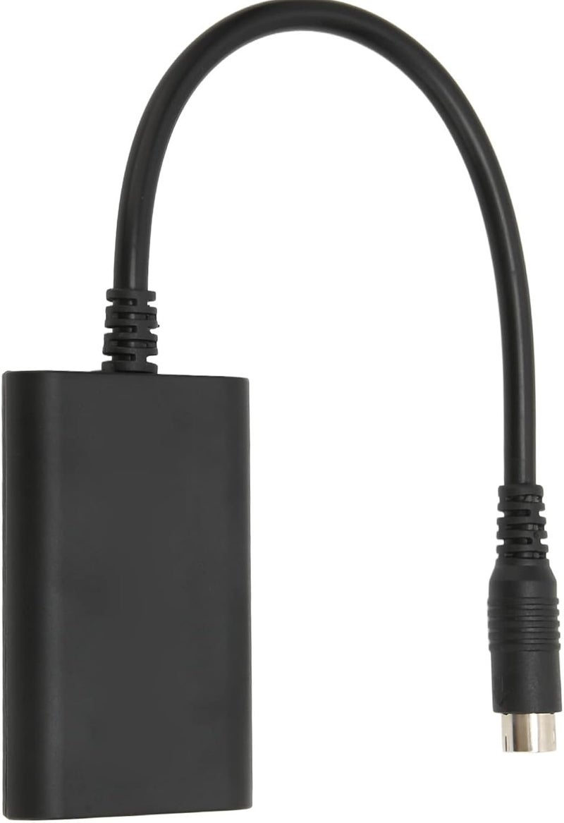 klarako HD Multimedia Interface Converter, Clear Texture Black Plug and Play Game Console Upscaler Upgrade for Sega - Image 1