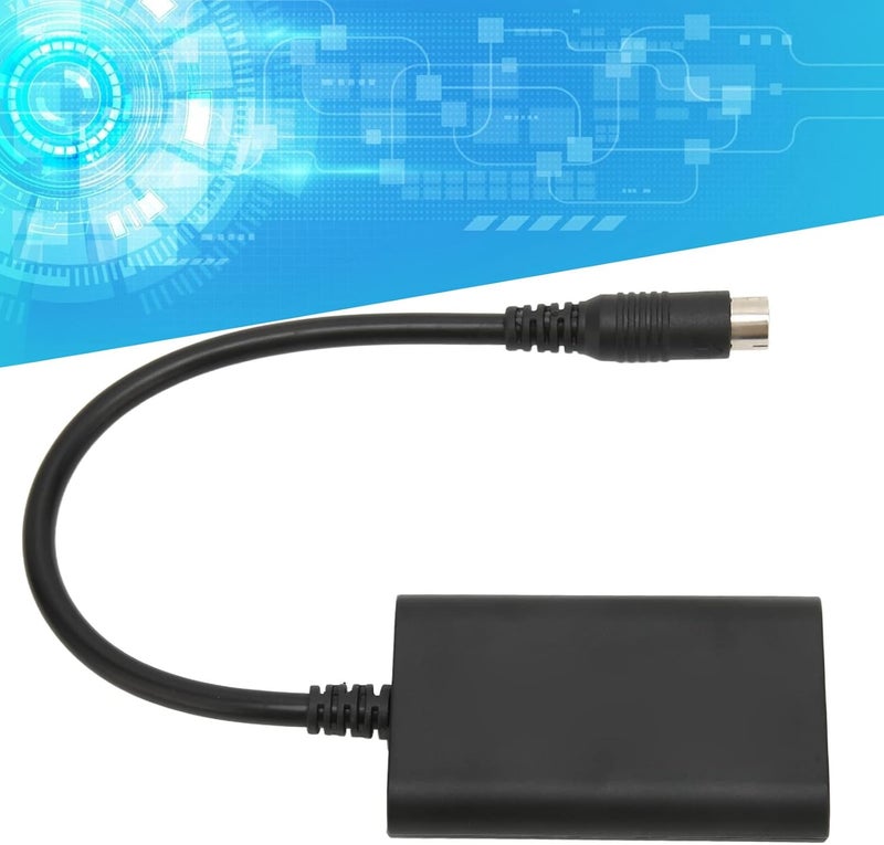 klarako HD Multimedia Interface Converter, Clear Texture Black Plug and Play Game Console Upscaler Upgrade for Sega - Image 2