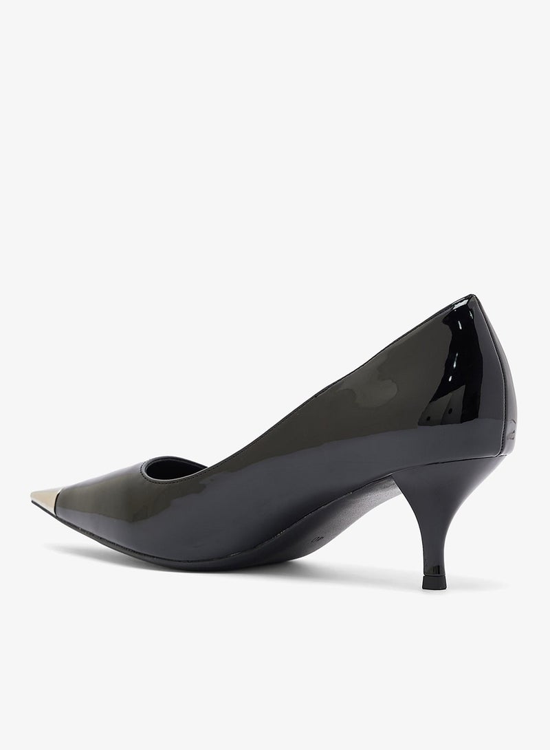 Ella Limited Edition Silver Accent High Heel Stiletto Pumps - Image 4