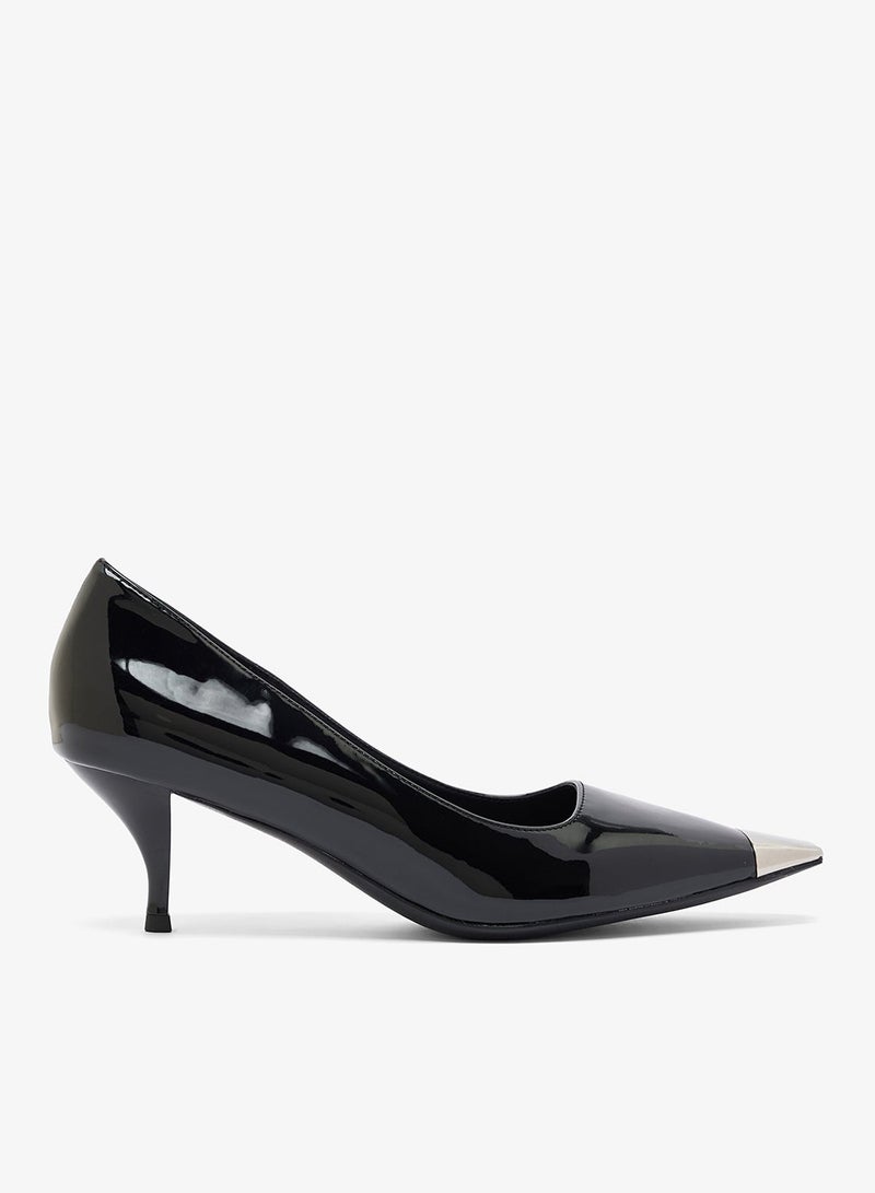 Ella Limited Edition Silver Accent High Heel Stiletto Pumps - Image 2
