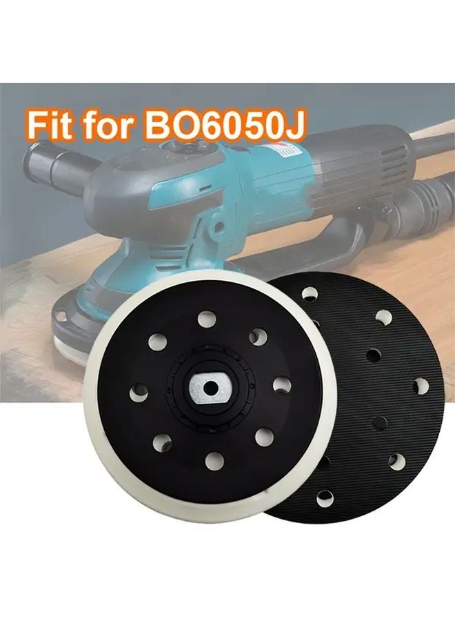 1pc 6 Inch Zirconia Alumina Sander Backing Pad Medium Grit 15 Hole Nylon Mesh - Image 2