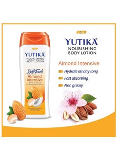 Yutika Softtouch Nourishing Body Lotion For Long Lasting Moisture And Soothing Skin For Men And Women (Almond 300Ml (Pack Of 2))  - Image 5