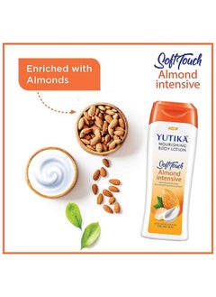 Yutika Softtouch Nourishing Body Lotion For Long Lasting Moisture And Soothing Skin For Men And Women (Almond 300Ml (Pack Of 2))  - Image 3