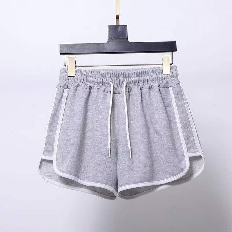 Wide Leg Yoga Shorts Women's gray three-point shorts 