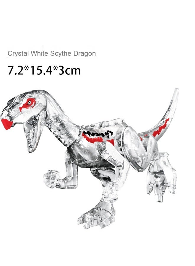 نيبمينينت نسخة كريستالية من لعبة الديناصورات الصغيرة البنائية من عصر الدِيناصورات