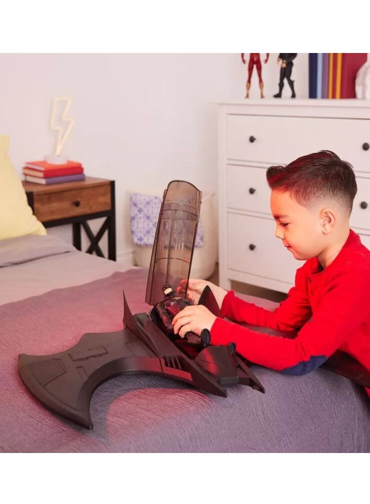 DC مجموعة ألعاب فلاش باتوينج مع باتمان من دي سي كوميكس، مقاس 12 بوصة - Image 4