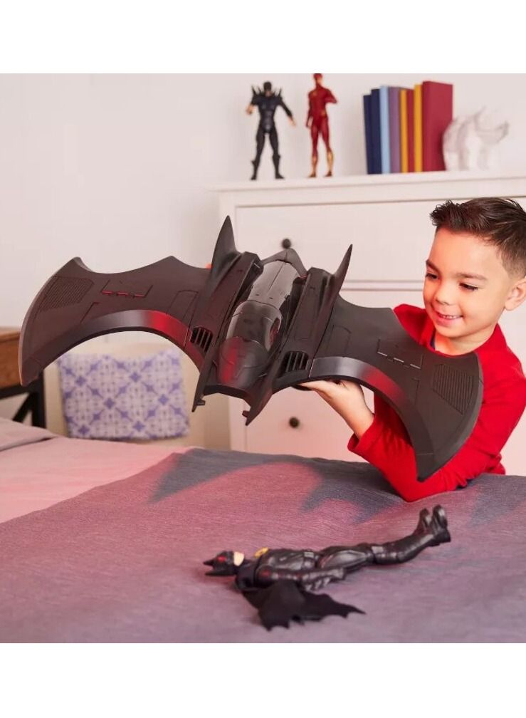 DC مجموعة ألعاب فلاش باتوينج مع باتمان من دي سي كوميكس، مقاس 12 بوصة - Image 3