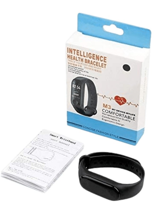 Generic - M3 Smart Fitness Tracker Watch In Black Color - Image 1
