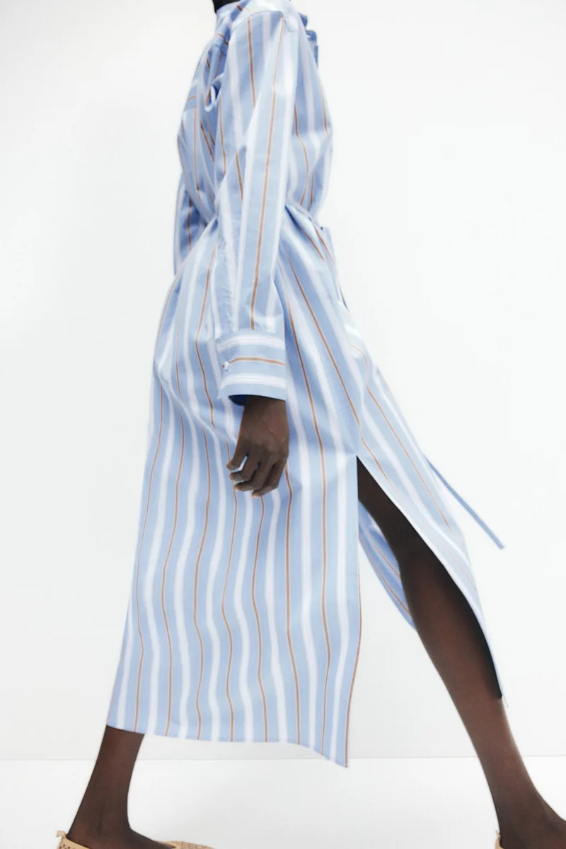 H&M Tie-belt shirt dress