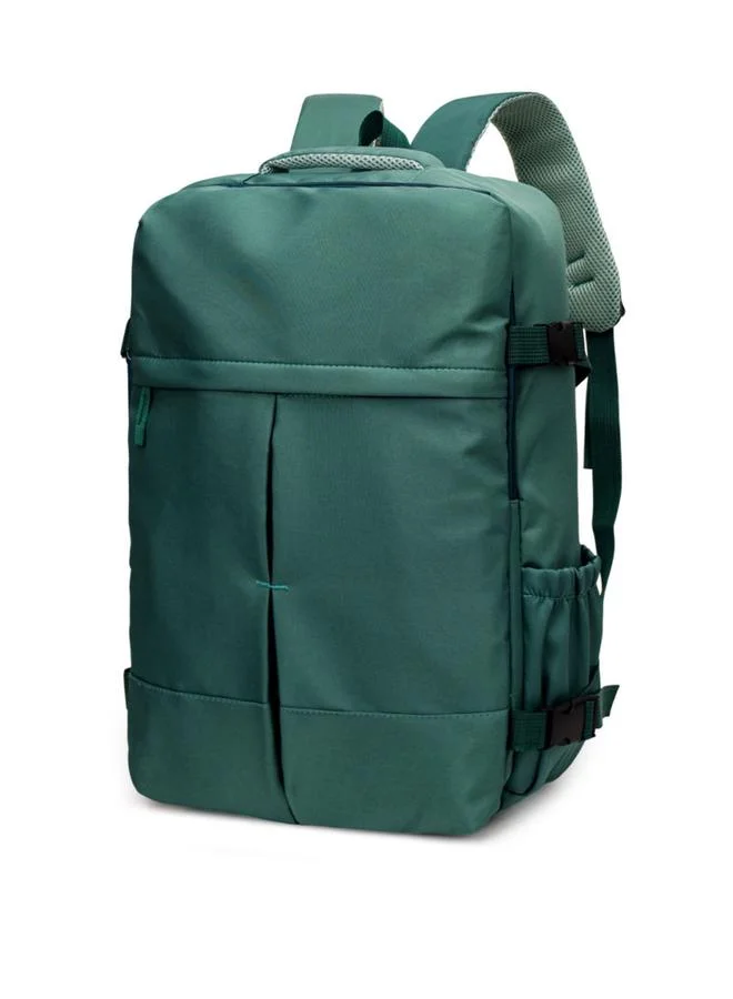 Take Two Green Travel Backpack with Shoe Compartment