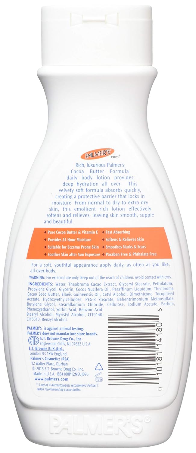PALMER'S Palmers Cocoa Butter Formula with vitamin E Lotion 350ml 12 fl  - Image 2
