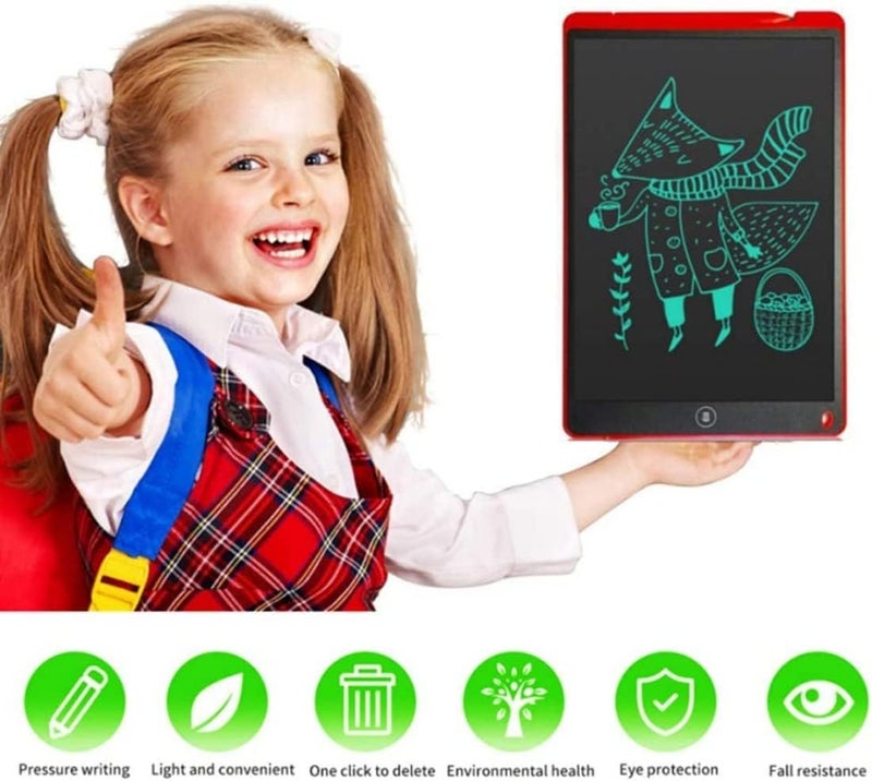 LCD Writing Tablet 8.5 Inch, Erasable Reusable Writing Drawing Pad, Drawing Pads Learning Toys Gifts for Kids 3 4 5 6 Years Old - Image 3