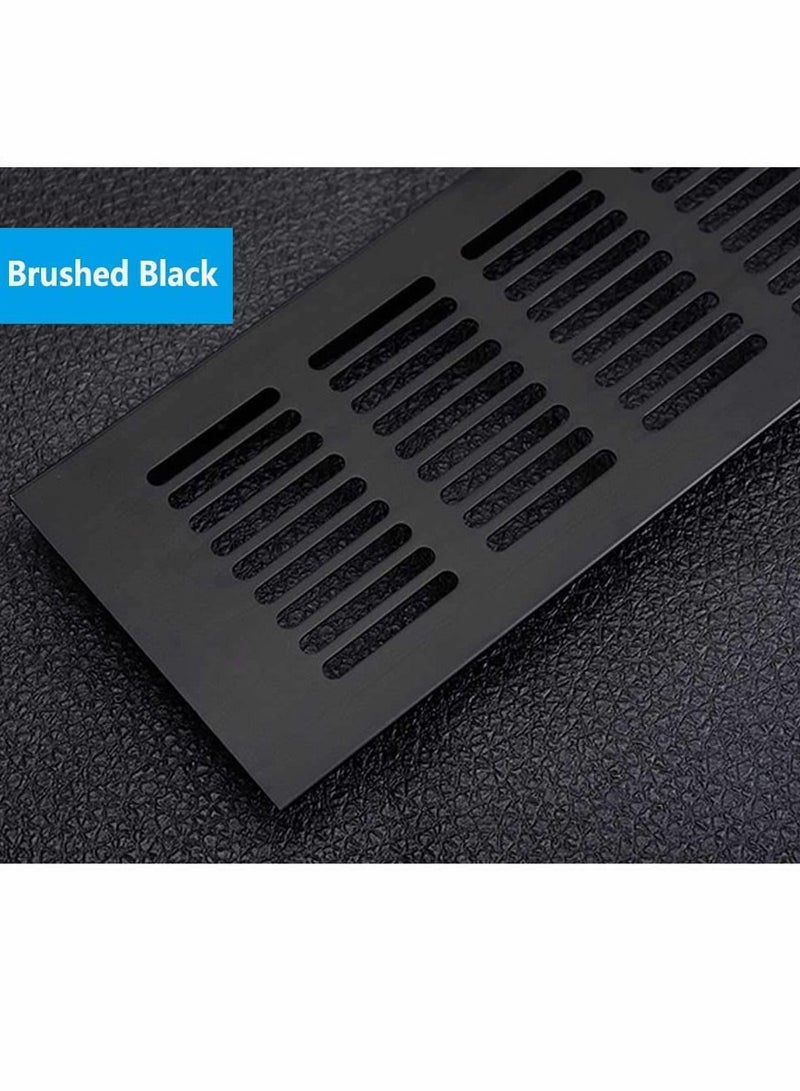 Excefore Air Vent Grille Cover, 200 mm Cover Cupboard Vents Fridge Vent Louvred Wall Vent Grille for Cupboard Wardrobe Ventilation - Image 3