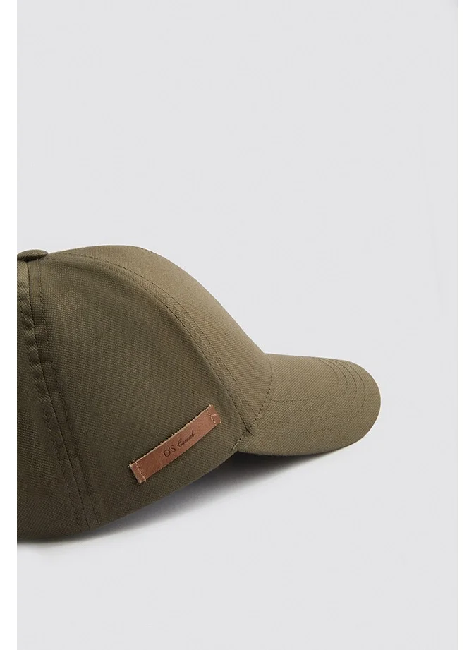 D'S DAMAT Green Dobby Hat 9HC68S208SPKM