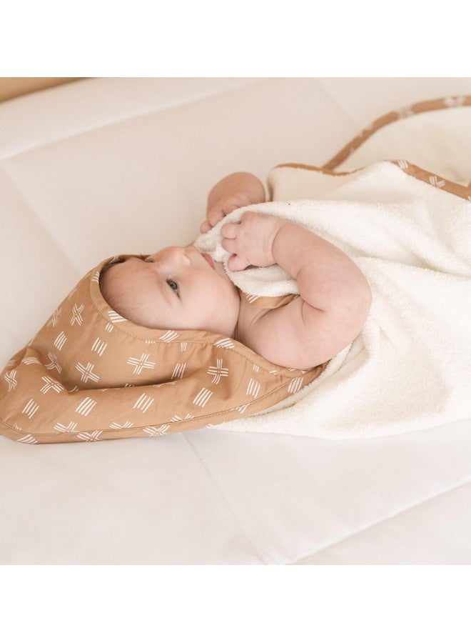 كرين بيبي منشفة كرين بيبي بغطاء رأس، مناشف أطفال بغطاء رأس مصنوعة من القطن بنسبة 100% وقماش تيري للأولاد والبنات، بتصميم نحاسي، عرض 30 بوصة × ارتفاع 30 بوصة، منشفة شاطئ بغطاء رأس للأطفال، منشفة حمام للأطفال، منشفة حمام للأطفال، مناشف بغطاء رأس للأطفال - Image 2