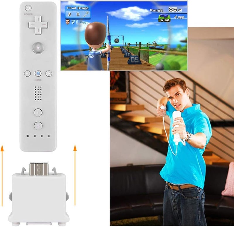 LACTIVX Wii Motion Plus Adapter, 2 Packs Upgraded Motion Attachment for Wii Remote Controller (White) - Image 3