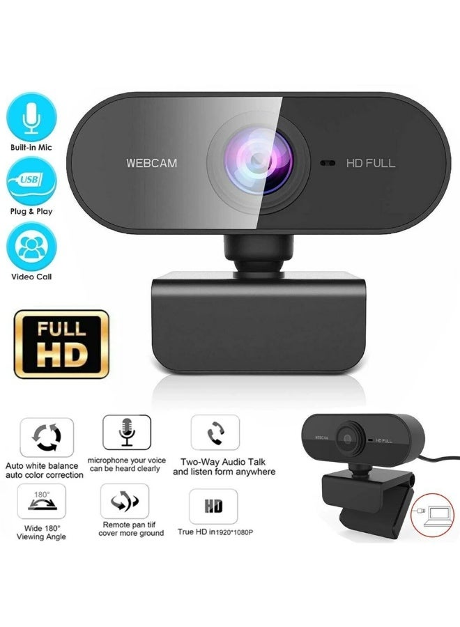 ZetRA Camera 1080P HD Computer HD USB Camera Built In Microphone USB Network Camera Web Camera For Work With Microphone Tripod - Image 1