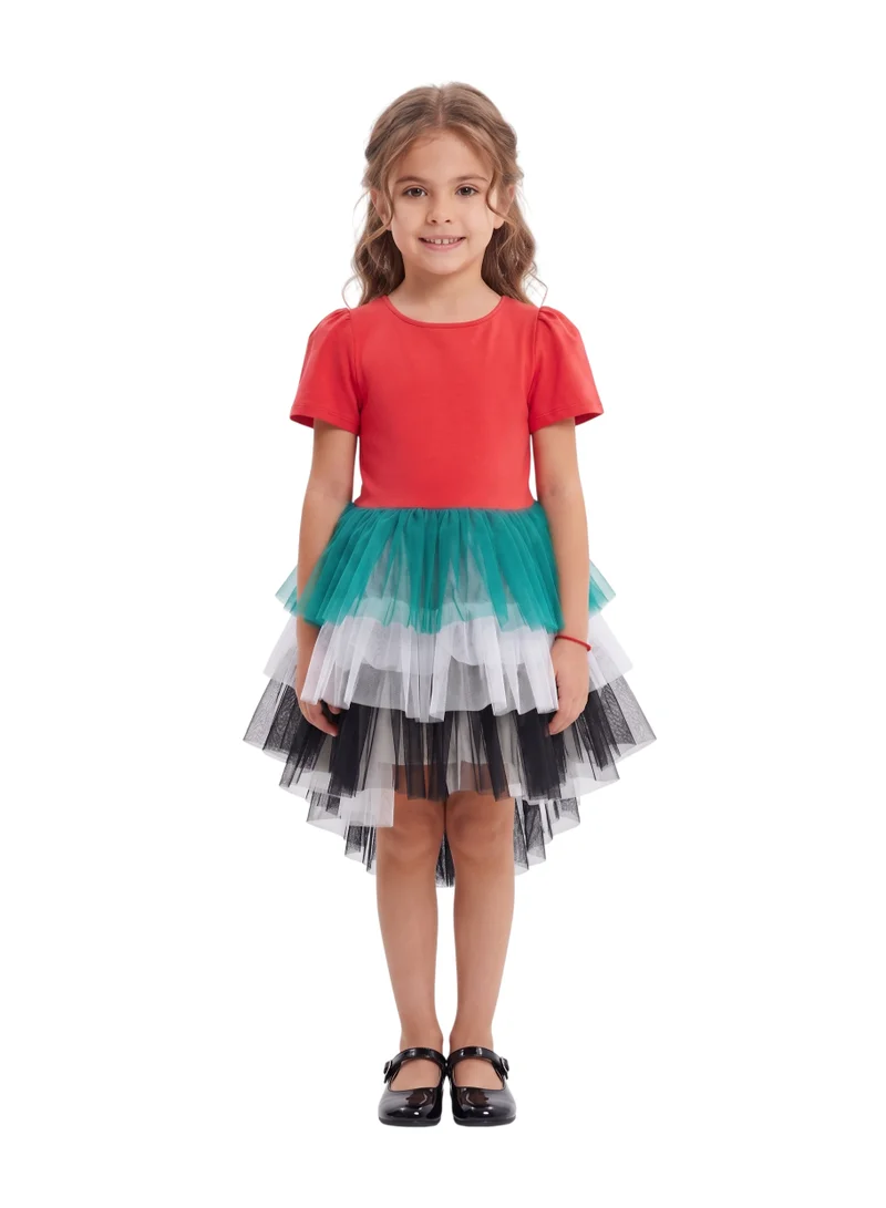 دىدانيالا UAE National Day Flag Dress for Girls
