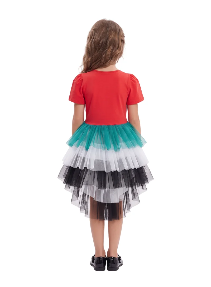 دىدانيالا UAE National Day Flag Dress for Girls
