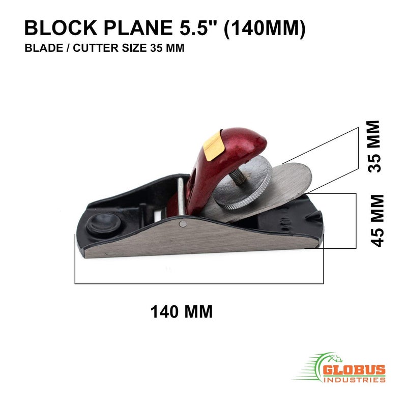 Bravo 1244 طائرة نجارة فولاذية 5.5 بوصة مع مربع مثلث 6 بوصة - Image 5