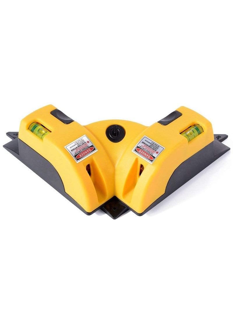 BAOER BAOER Right Angle 90 Degree Laser Level Cross Line Tiling Leveling Laser Beam Measurement Tool  - Image 1