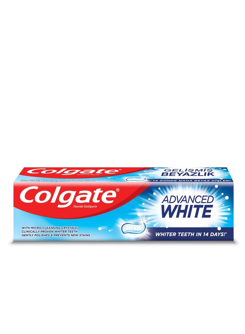 Colgate Toothpaste Advanced White With Fluoride 100 ml - Image 1