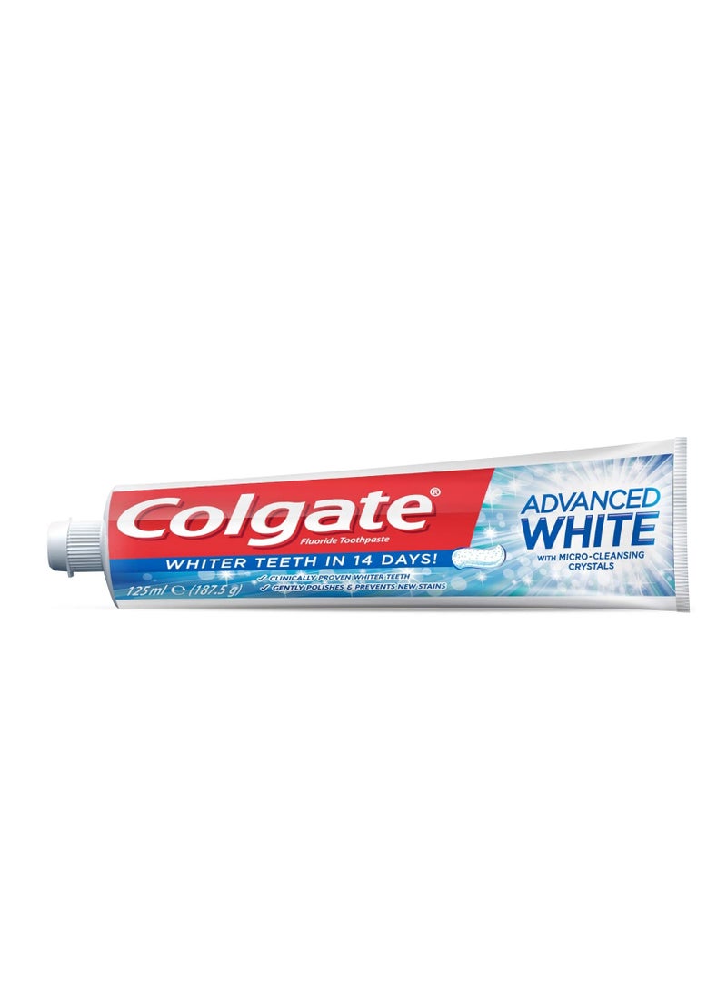 Colgate Toothpaste Advanced White With Fluoride 100 ml - Image 3