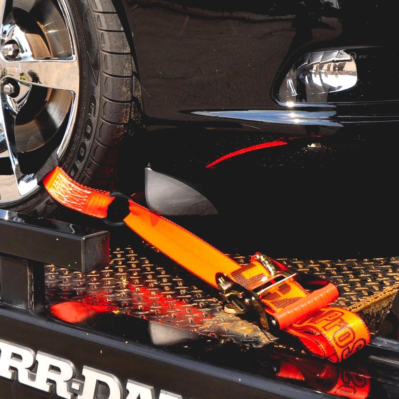 VULCAN Exotic Car Rim Tie Down Set - 2 Inch x 144 Inch - 4 Straps - PROSeries - 3,300 Pound Safe Working Load - Image 2