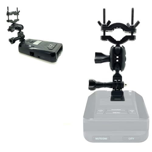 ChargerCity AccessoryBasics Rearview Mirror Stem Radar Detector Mount for Uniden R1 R3 R7 R8 DFR2 DFR3 DFR4 DFR5 DFR6 DFR7 DFR8 DFR9 Radar Detector (Require at Least 1" Clear Stem Space to Install) - Image 2