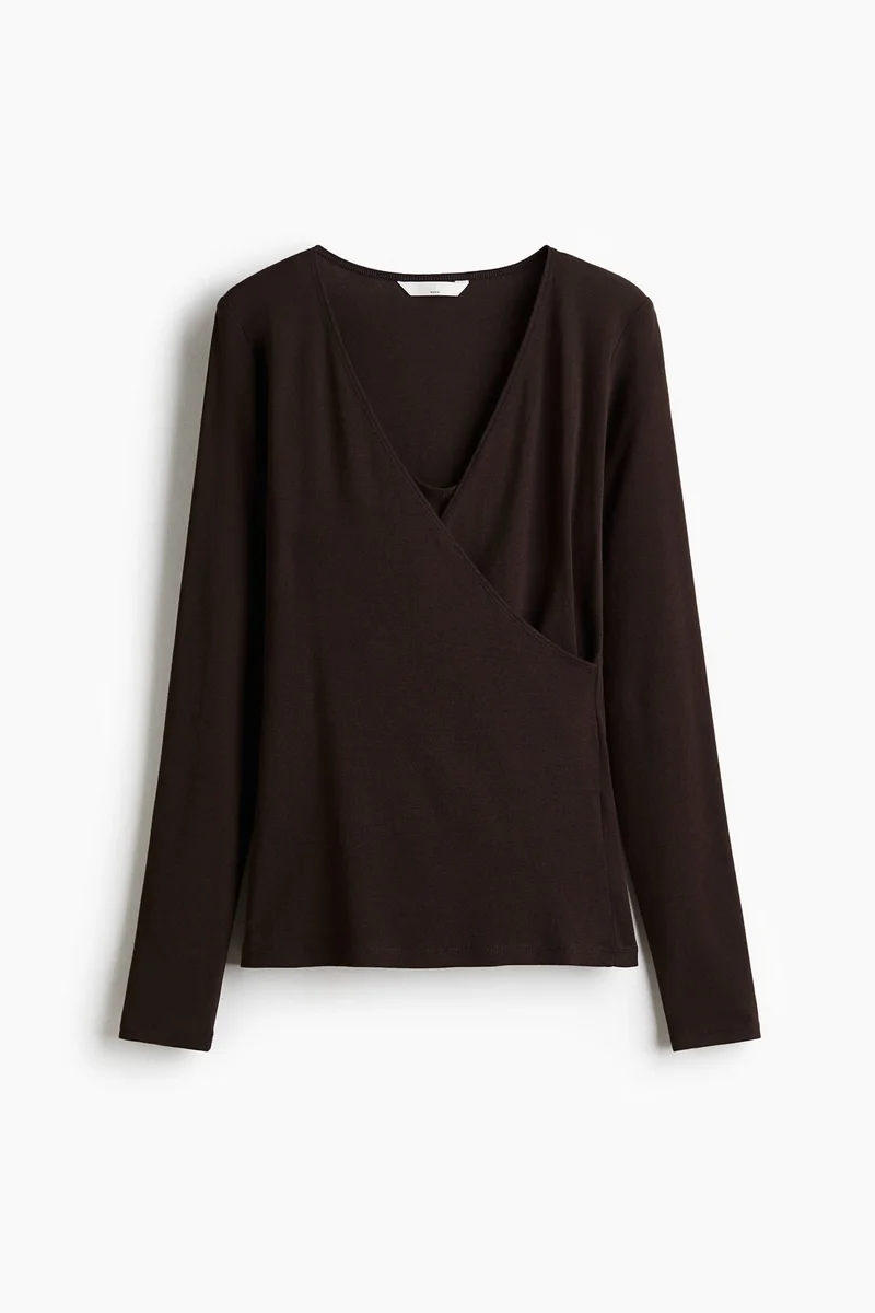H&M  MAMA Ribbed nursing top for Women | Best Price UAE