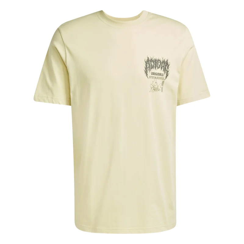Adidas Q12 TS DEATH Yellow Originals Men T-SHIRTS