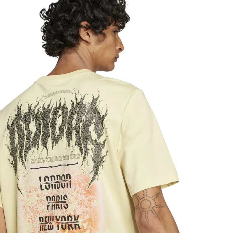 Adidas Q12 TS DEATH Yellow Originals Men T-SHIRTS